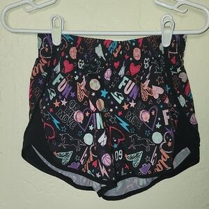 Colorful Graphic Children's Running Shorts